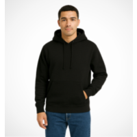 Classic Fleece Hoodie for Men & Women – 80% Cotton, 20% Polyester, Soft Lining, Kangaroo Pocket, Rib Cuffs, Adjustable Hood, Custom Logo, Warm, Durable, Multiple Colors, All Sizes, Machine Washable